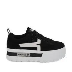 GOTTA - Zapatilla Mujer Negra Plataforma 23243 Gotta.
