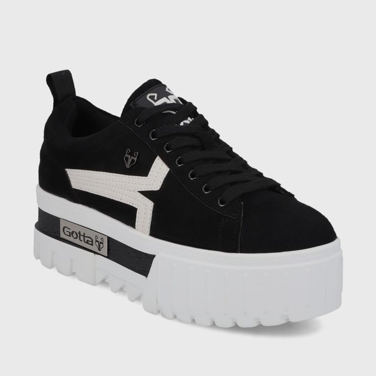 GOTTA - Zapatilla Plataforma Negra Mujer 2324301