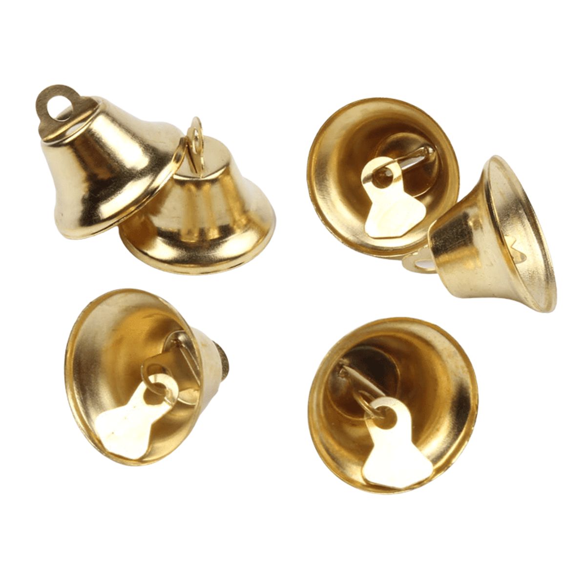 GENERICO - Campana Navideña 14mm dorada 100 unidades