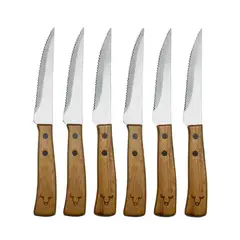 WAYU - Set 6 Cuchillos para Carnes PRM -