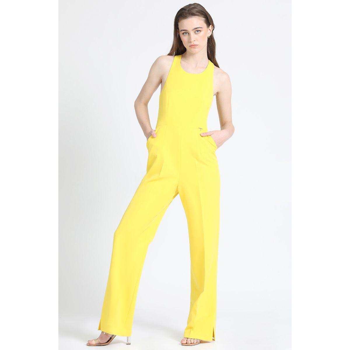 LIOLA - Enterito Largo Halter Amarillo Liola