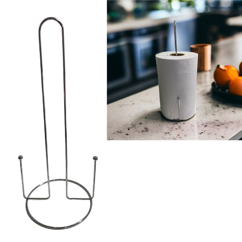 GENERICO - soporte toalla nova porta toalla nova metalico sencillo