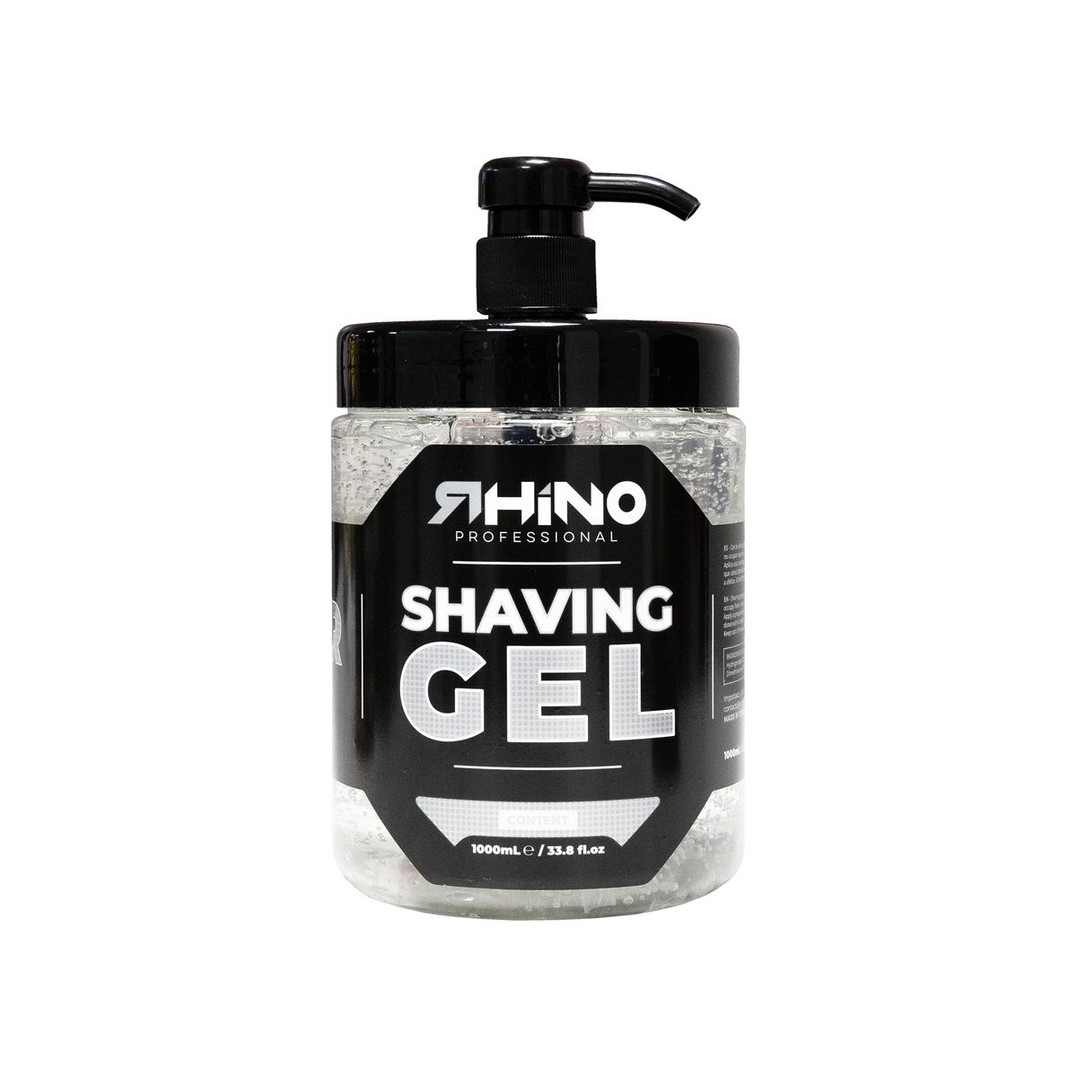 RHINO - GEL PARA AFEITAR RHINO - SILVER 1000ML.