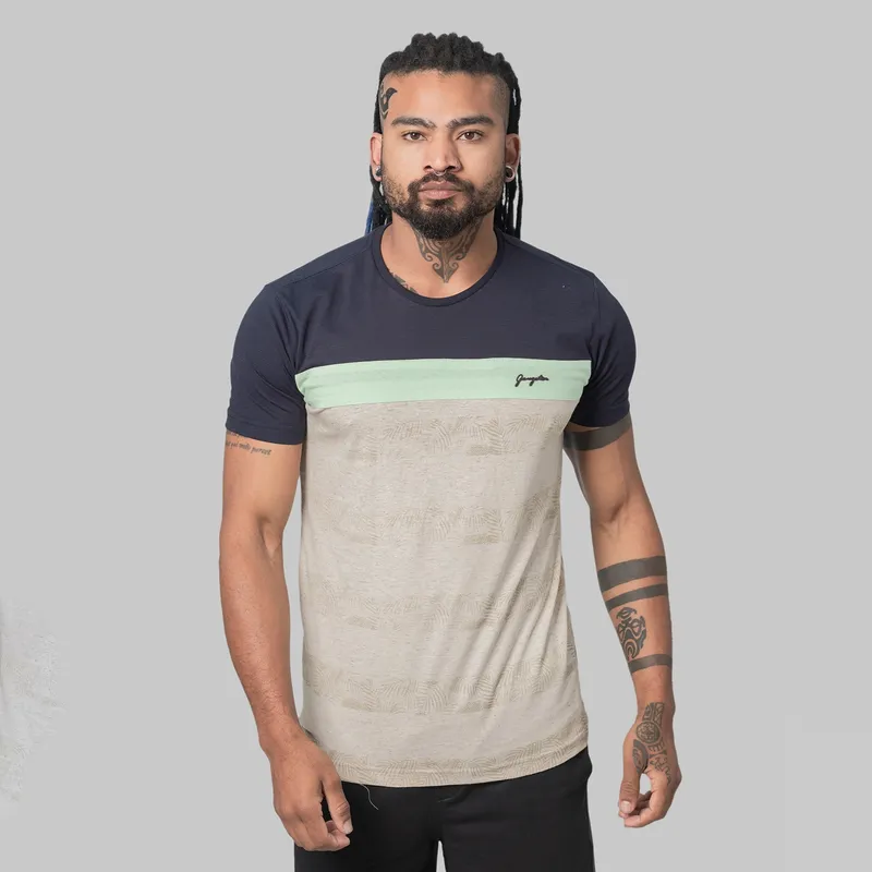 GANGSTER - Polera Mc Especial Applique Negro Gangster