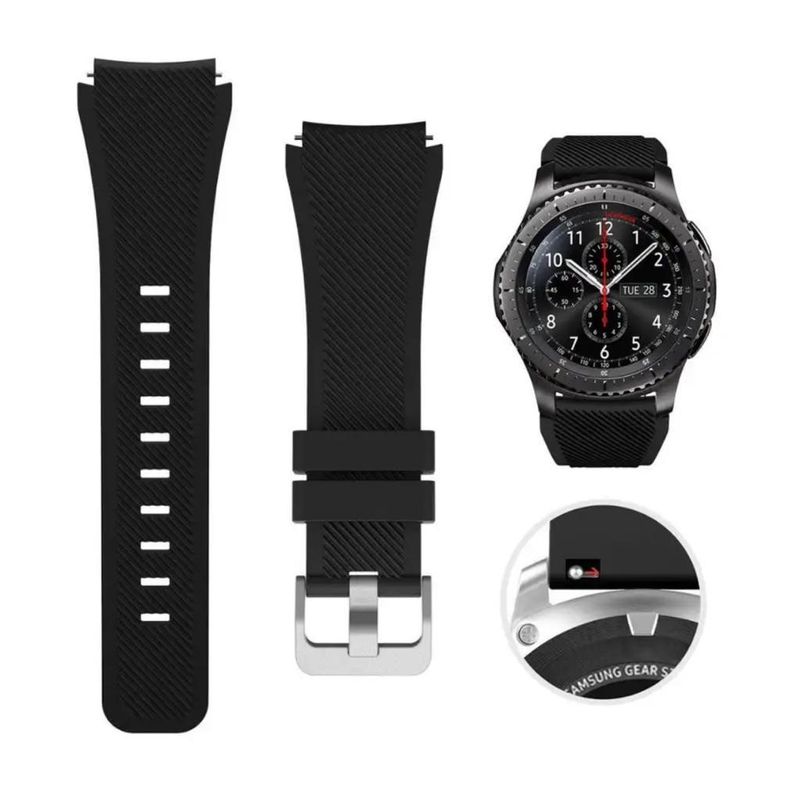 GENERICO - Correa Silicona para Smart Watch 22 mm