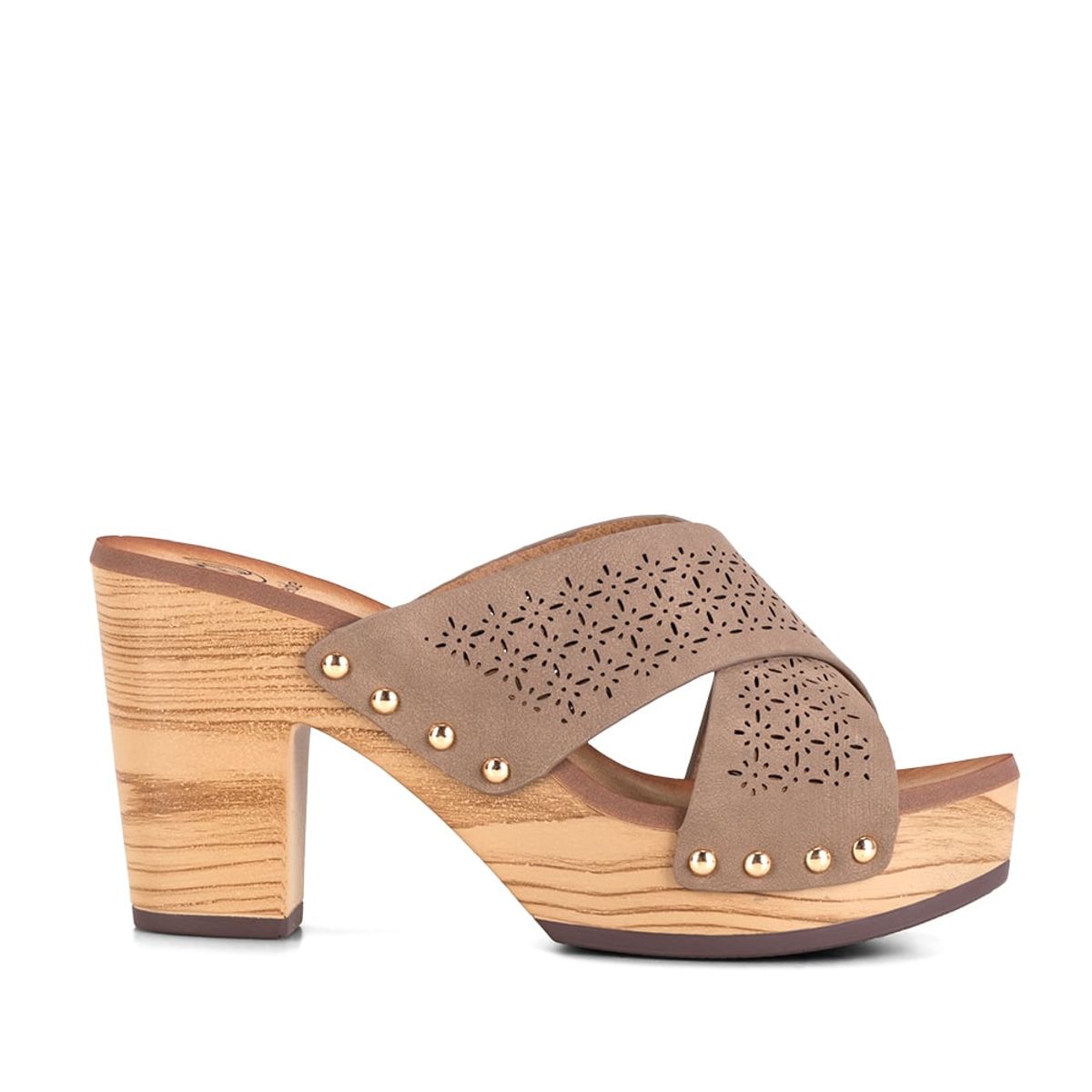 WEIDE - Sandalia Plataforma Caqui Casual JS59 Weide