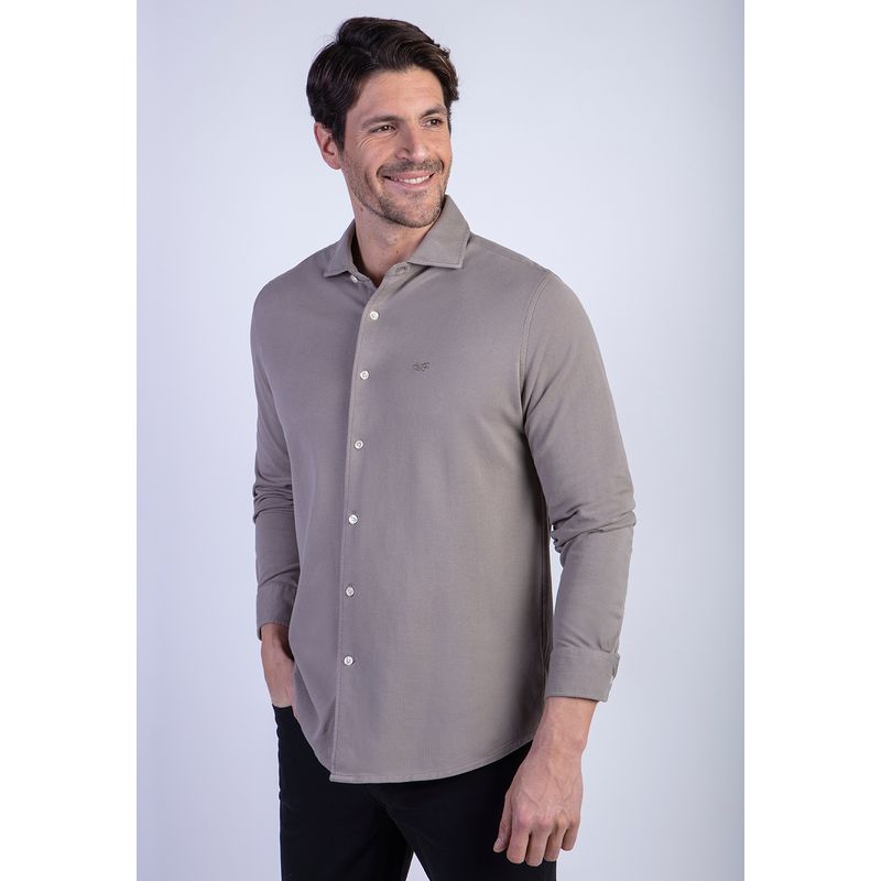 FEROUCH - Camisa Pique Portland F Gris Ferouch