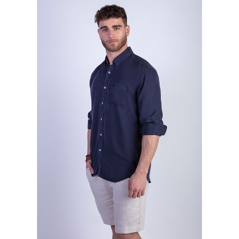 FEROUCH - Camisa Sport Miami F Azul Ferouch