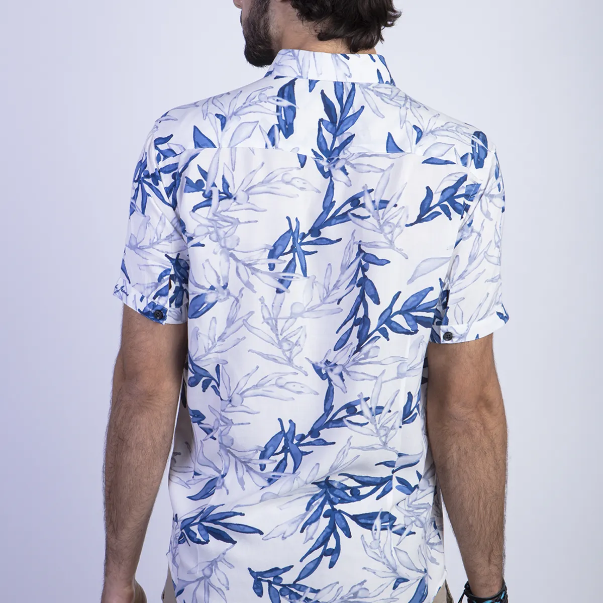 FEROUCH - Camisa Estampada Memphis Fj Azul Ferouch