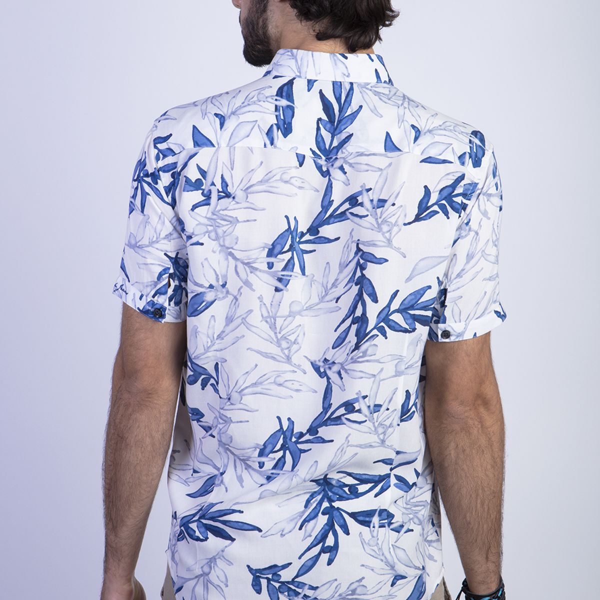 FEROUCH - Camisa Estampada Memphis Fj Azul Ferouch