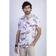 FEROUCH - Camisa Estampada Memphis Fj Rojo