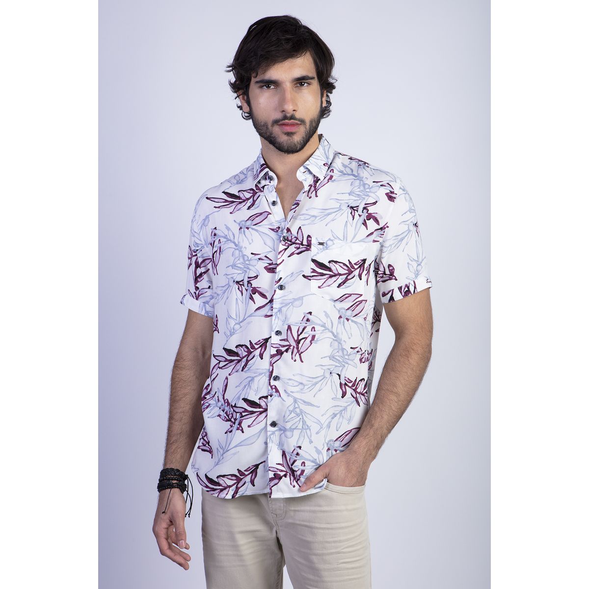 FEROUCH - Camisa Estampada Memphis Fj Rojo Ferouch