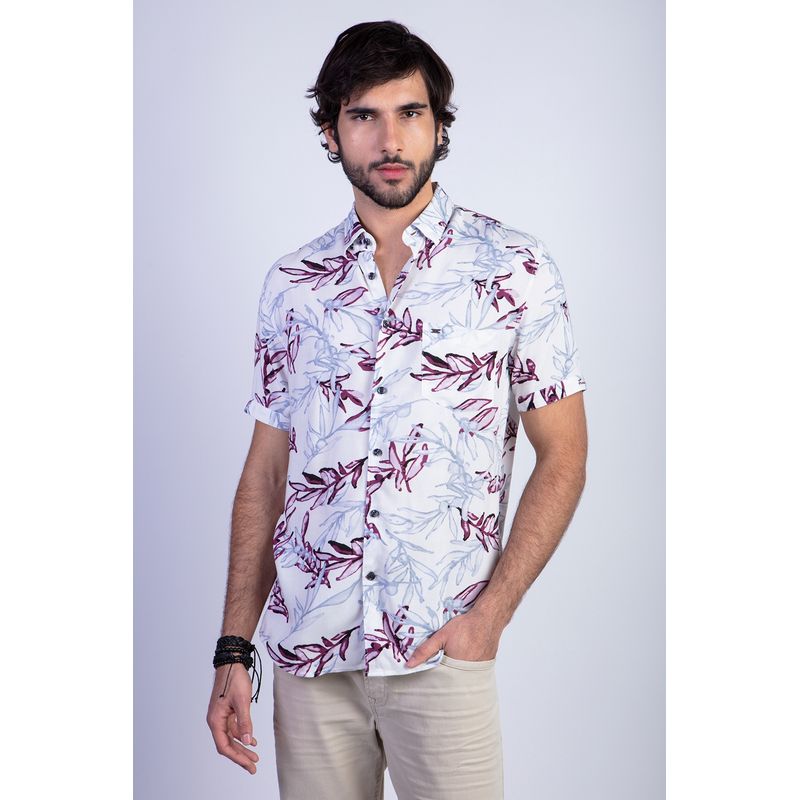 FEROUCH - Camisa Estampada Memphis Fj Rojo Ferouch