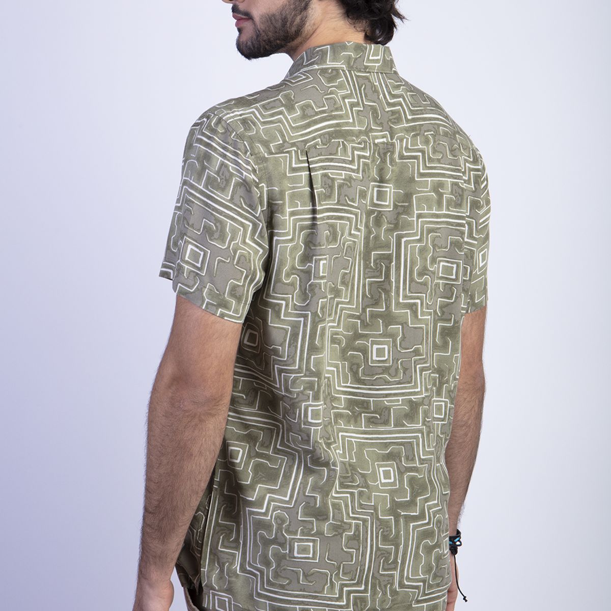 FEROUCH - Camisa Estampada Silver Fj Verde Ferouch