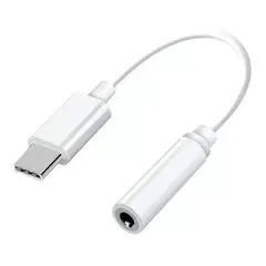 GENERICO - Conector para auriculares de audio 3,5 MM Hembra a conector Tipo C