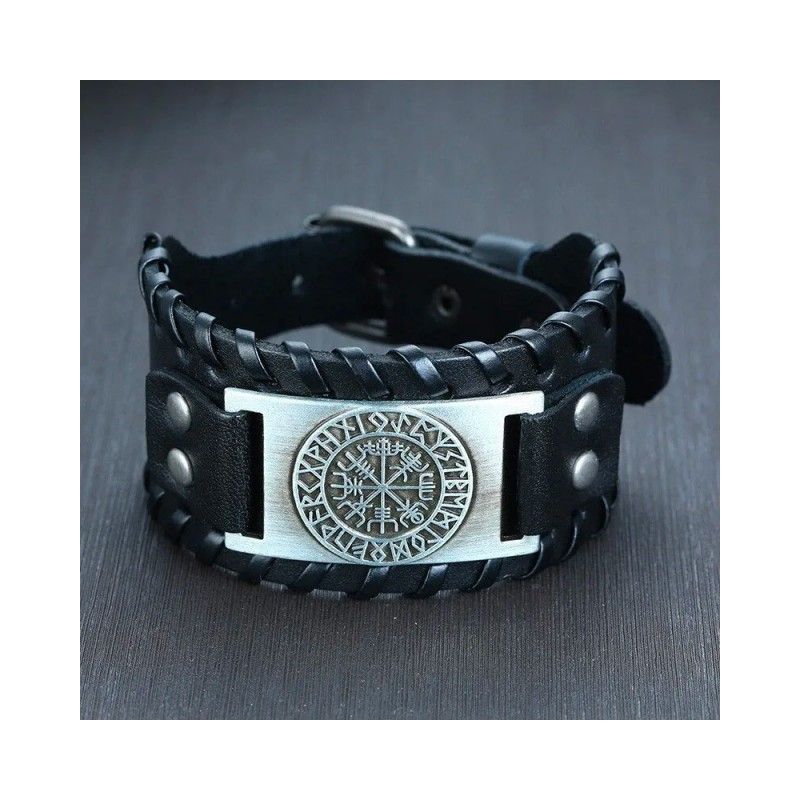 GENERICO - Pulsera brújula vikinga