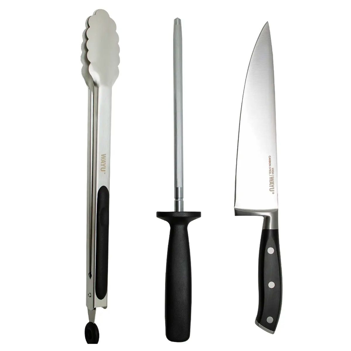 WAYU - Set Parrillero 3 Piezas Incluye Funda - Wayu