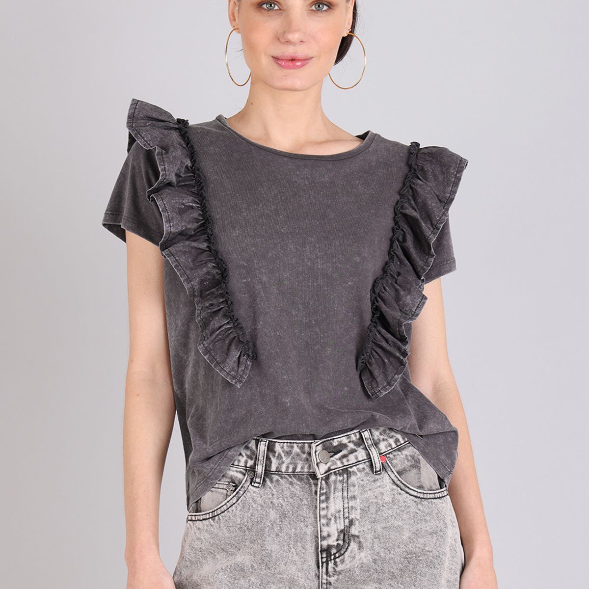 SOVIET - Polera Manga Corta Mujer Soviet SOVIET