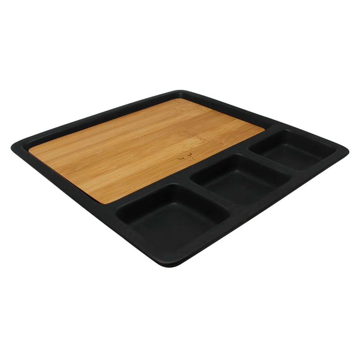 WAYU - Tabla Para Aperitivos de Bambú y Cerámica - Wayu