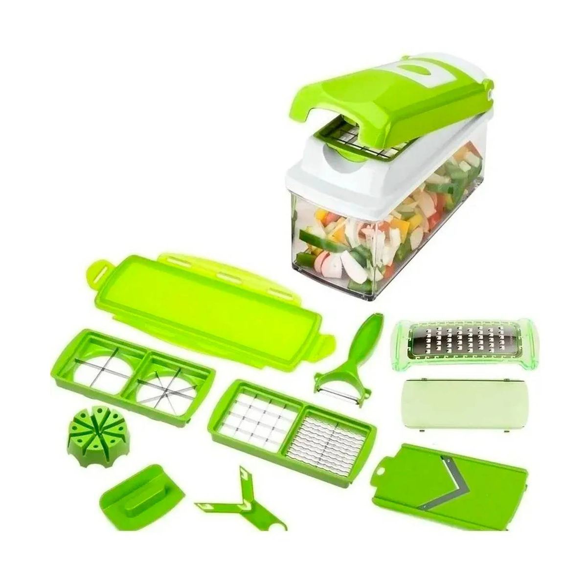 GENERICO - Picador Cortador De Verduras Frutas Rayador Alimentos