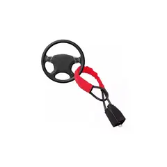 GENERICO - Traba Volante Bloqueo Universal Conexión Cinturón Antirobo