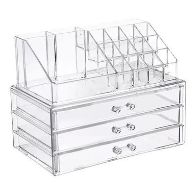 Imagen 2 del producto Organizador De Maquillaje Cosmetiquero Joyero Con Espejo