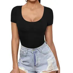 EVERSO - Pack 3 Camiseta Manga Corta Fibra Bambu Mujer
