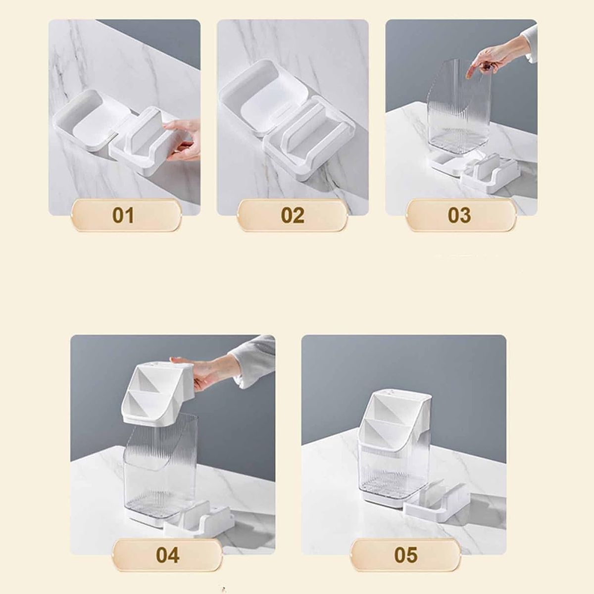 GENERICO - Organizador De Cubiertos Escurridor Utensilios De Cocina