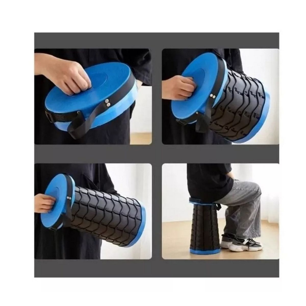 GENERICO - Taburete Telescopico Asiento Multiuso