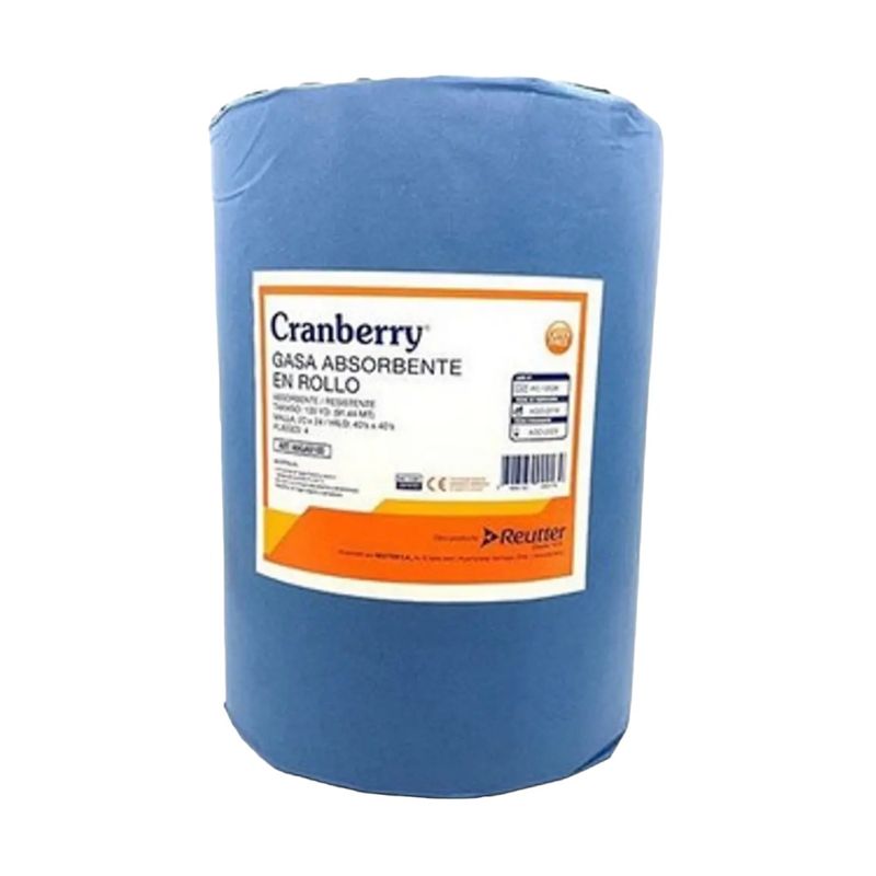 GENERICO - GASA  EN ROLLO 100 YARDAS  CRAMBERRY