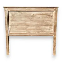 RESPALDO DE CAMA RUSTICO TAMAÑO KING COLOR ROBLE CLARO