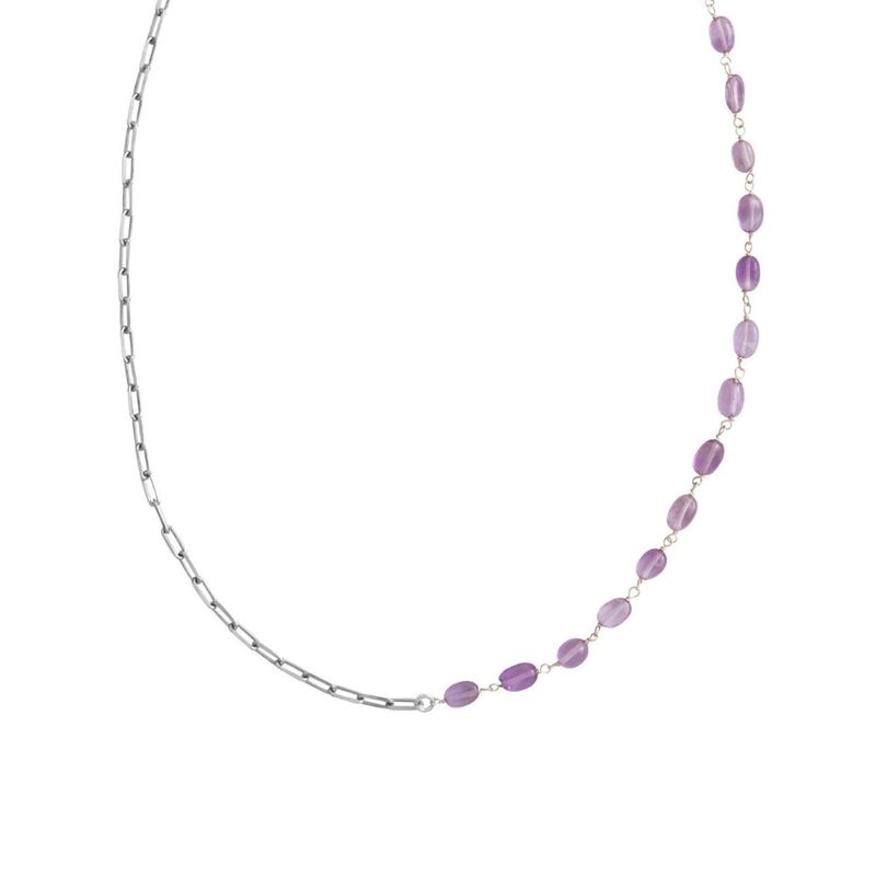ZAZU - Collar Iki de Plata y Amatista
