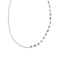 ZAZU - Collar Iki de Plata y Amatista