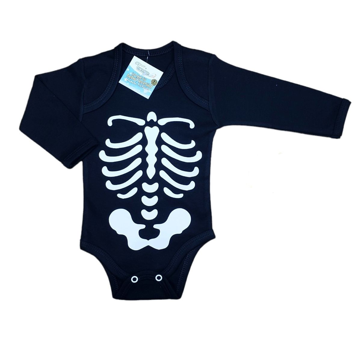 GENERICO - body bebe Halloween esqueleto