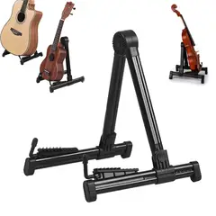 EVERSO - Soporte Atril Guitarra Y Bajo Plegable