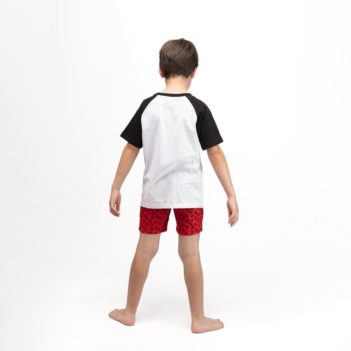 MARVEL - Pijama Niño Spiderman Lanzando Negro Marvel