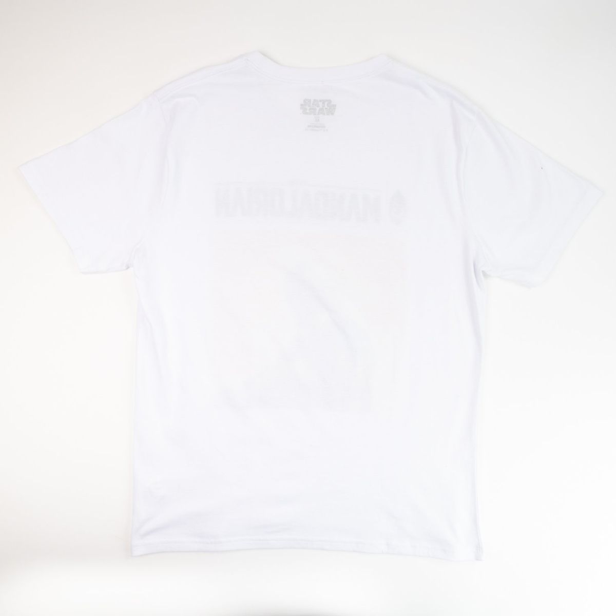 STAR WARS - Polera Hombre Picture Blanco Mandalorian Star Wars