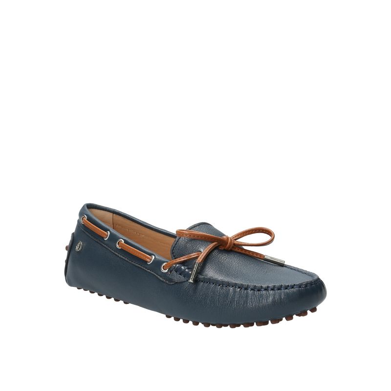 HUSH PUPPIES - Mocasín Mujer Ribbon Azul HUSH PUPPIES
