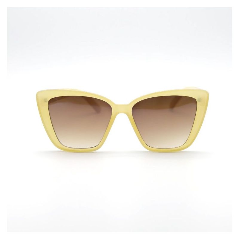 VATYERTY - 1 par Gafas de sol de ojo de gato Gafas vaquero amarillo