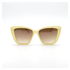 VATYERTY - 1 par Gafas de sol de ojo de gato Gafas vaquero amarillo