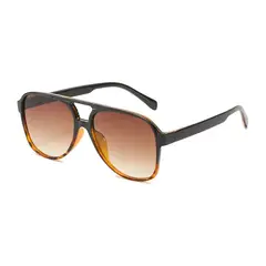 VATYERTY - Gafas de moda con barra superior de lentes teñidas