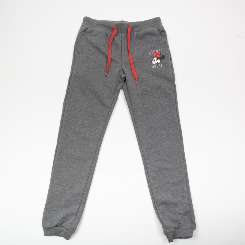 DISNEY - Pantalon De Buzo Niña Minnie Icon Gris Disney