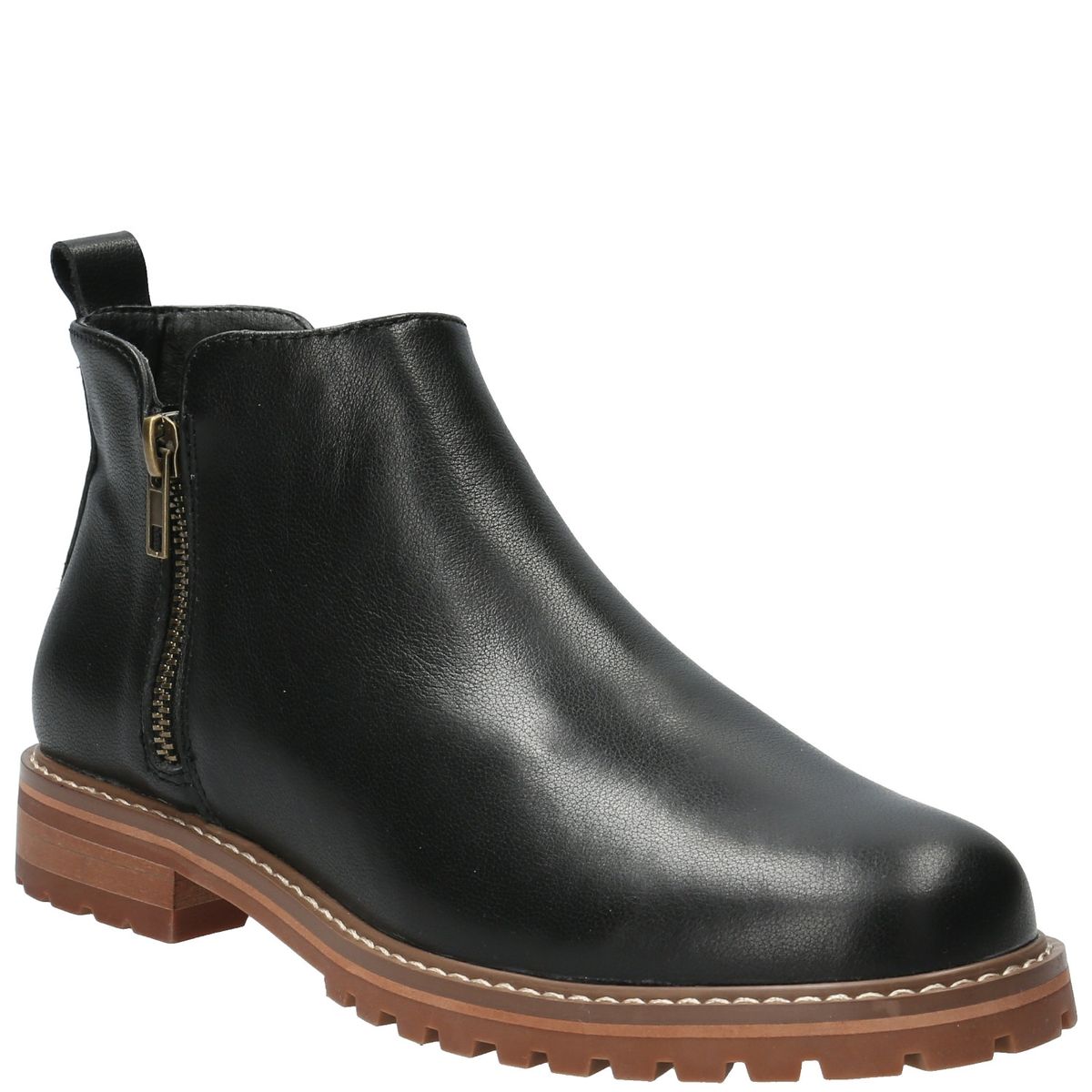 HUSH PUPPIES - Botín Mujer Leri Negro HUSH PUPPIES