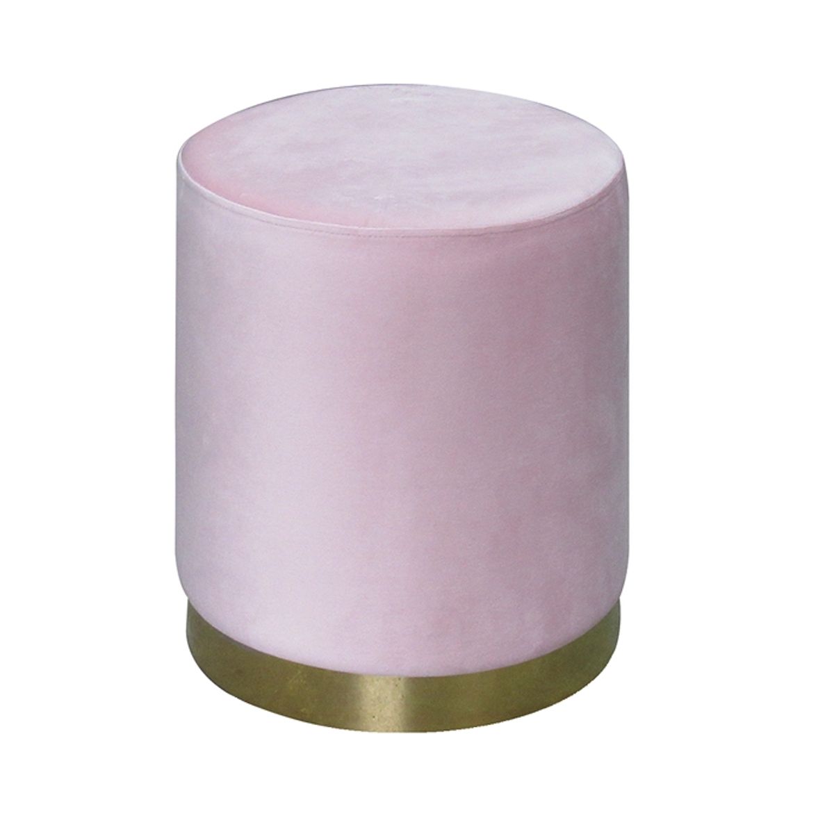 GENERICO - POUFF LIFF VELVET ROSE( 35 X 35 X 45 CM )