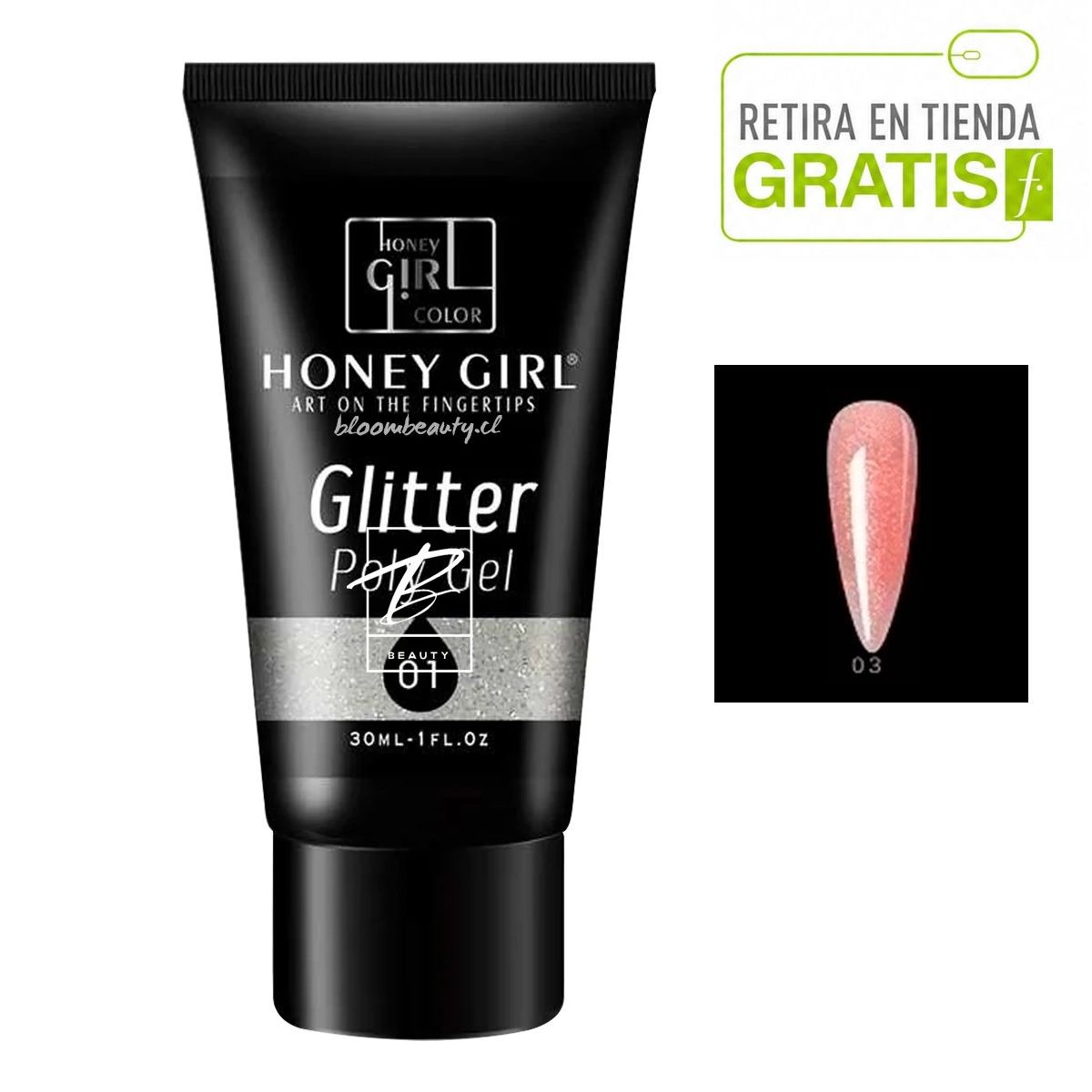 LOVEYES - HONEY GIRL® Polygel Glitter 03