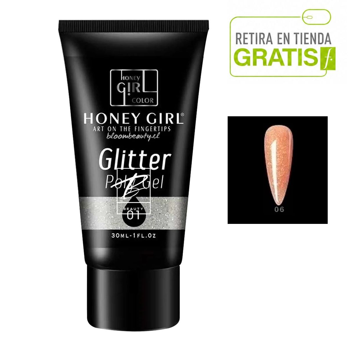 LOVEYES - HONEY GIRL® Polygel Glitter 06