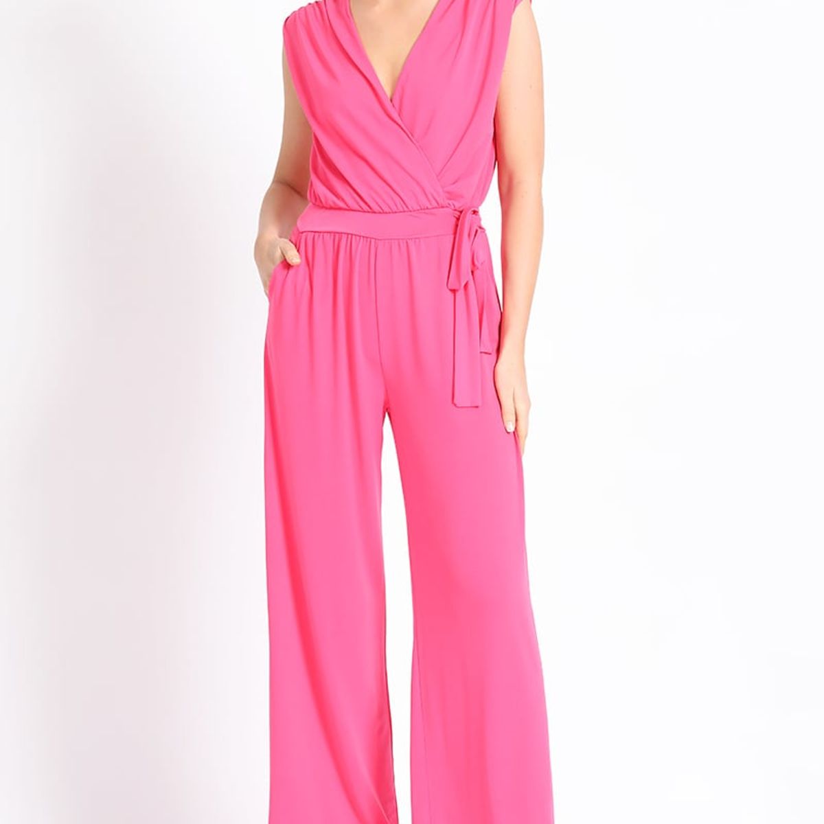 LIOLA - Enterito Recto Jersey Fucsia Liola