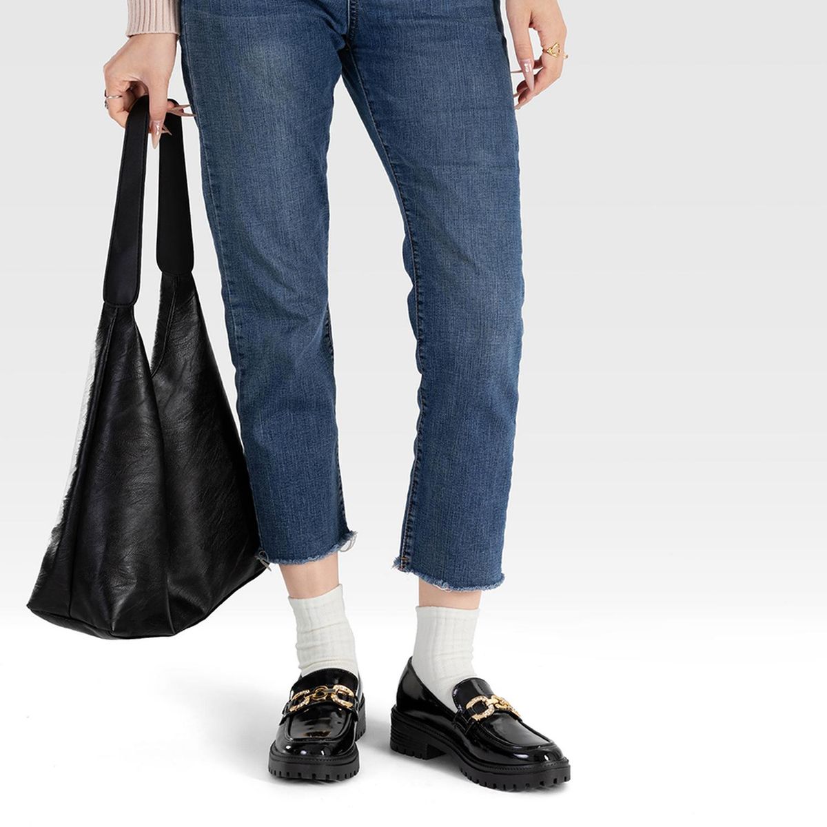 WEIDE - Zapato Taco Casual Eco cuero Mujer Negro Weide JN20