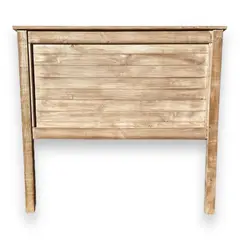 TAIKKEE - RESPALDO DE CAMA RUSTICO TAMAÑO SUPER KING COLOR ROBLE CLARO