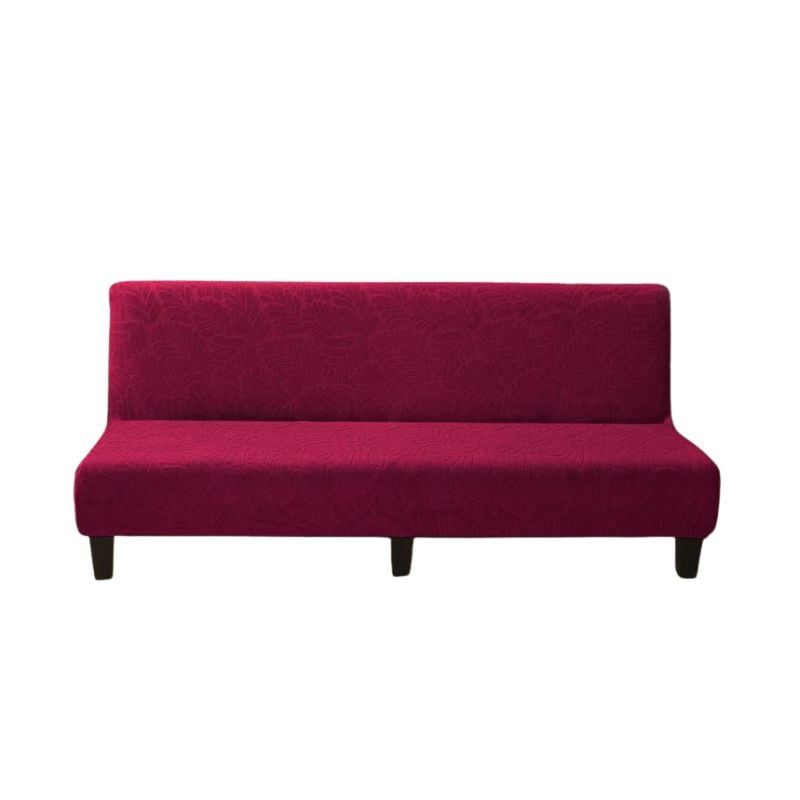 GENERICO - Funda Para Futón Sofa Elástica Diseño Relieve En Hojas Conchevino
